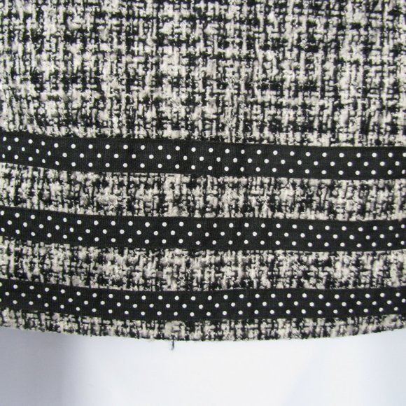 Silkland Tweed & Polka Dot Waist Jacket 2 Petite - Picture 5 of 8